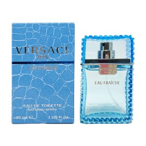 https://www.alwaysashley.art|Versace Man by Versace Eau Fraiche Eau De Toilette Spray (Blue) 30 ml for Men|Image 1